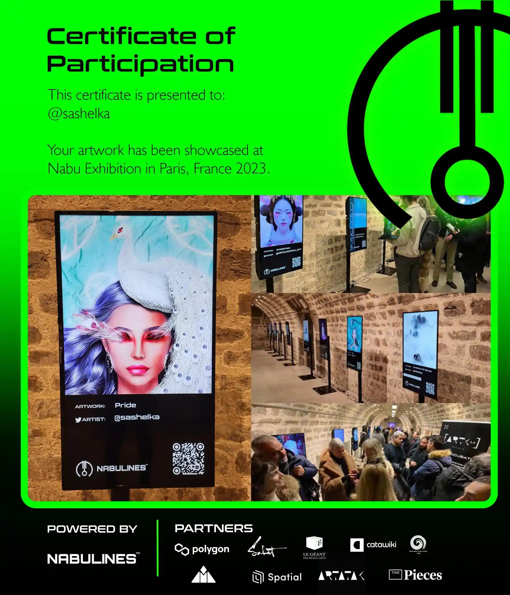 NABU Paris certificate