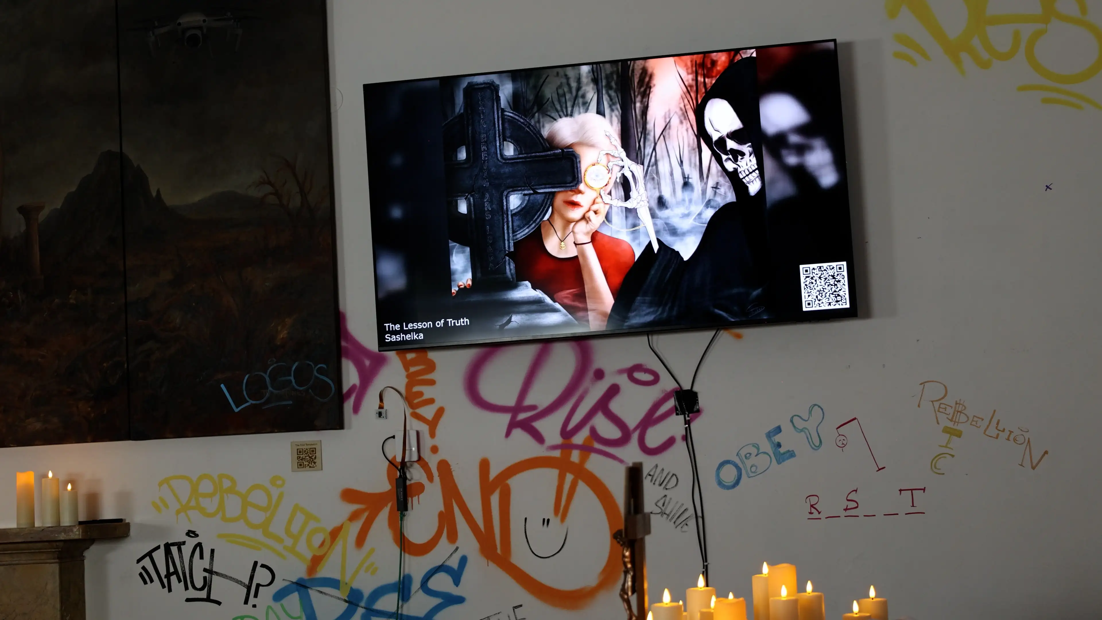 The Lesson of Truth installation view