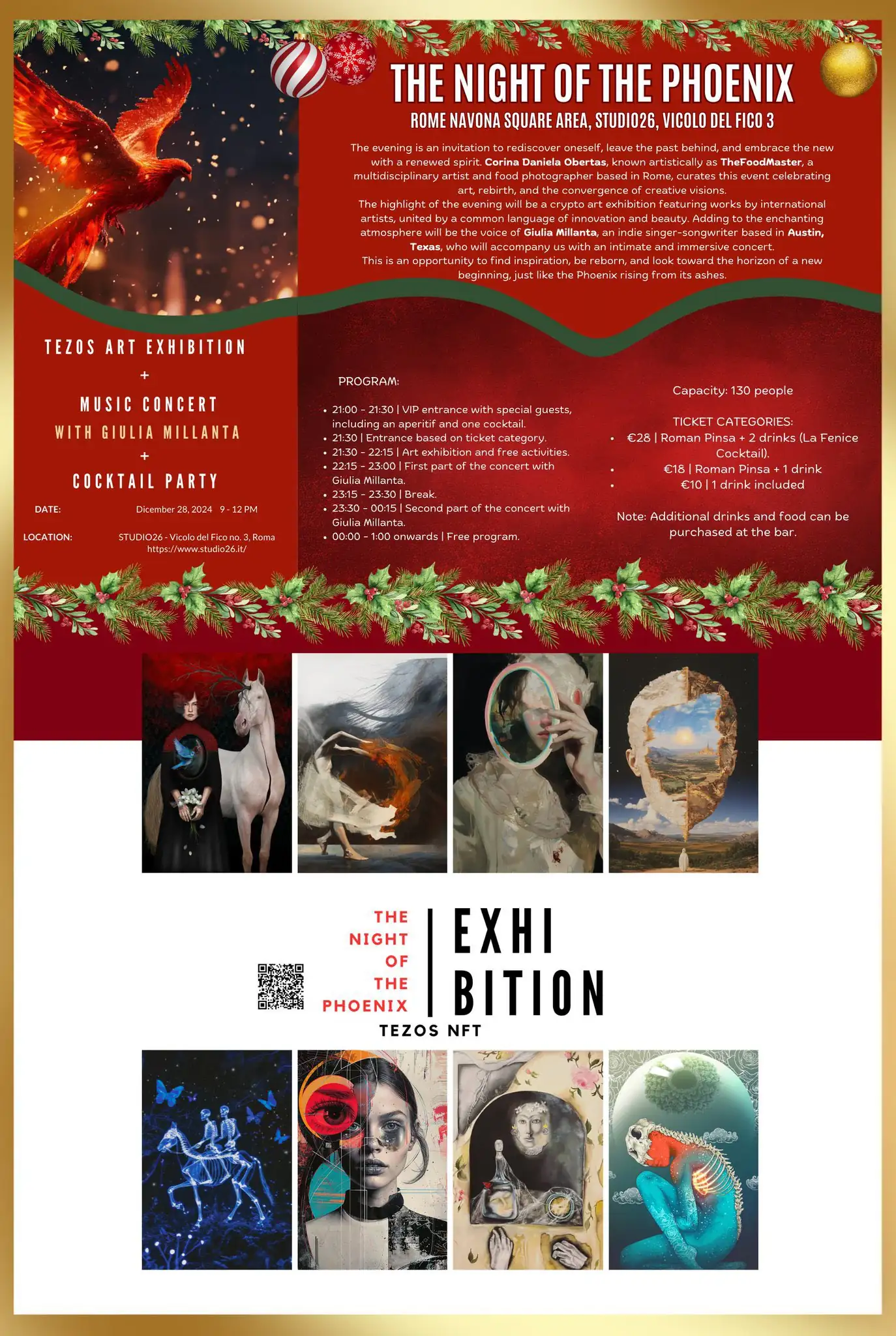 Rome exhibition poster