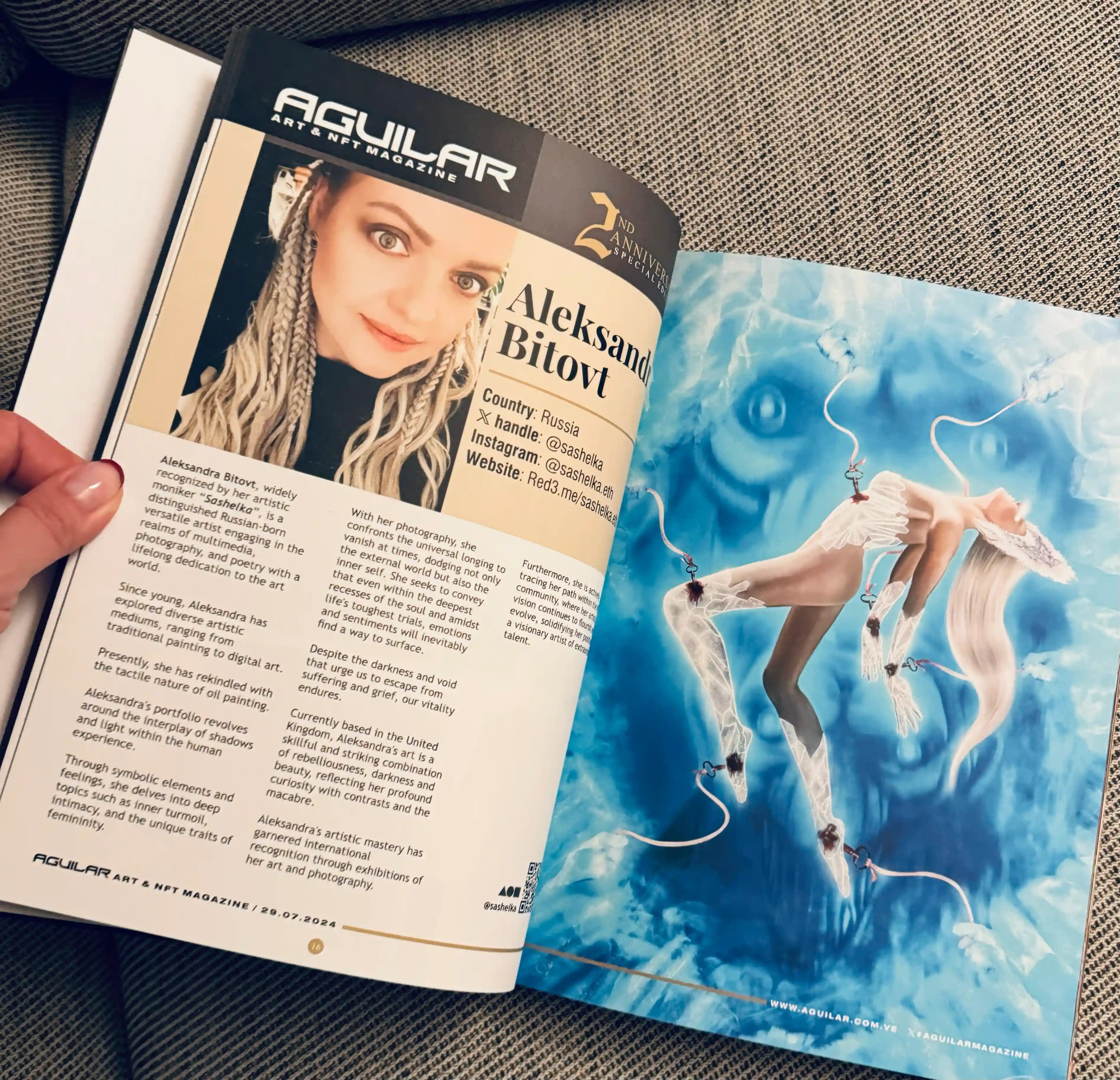 Aguilar hardcover spread